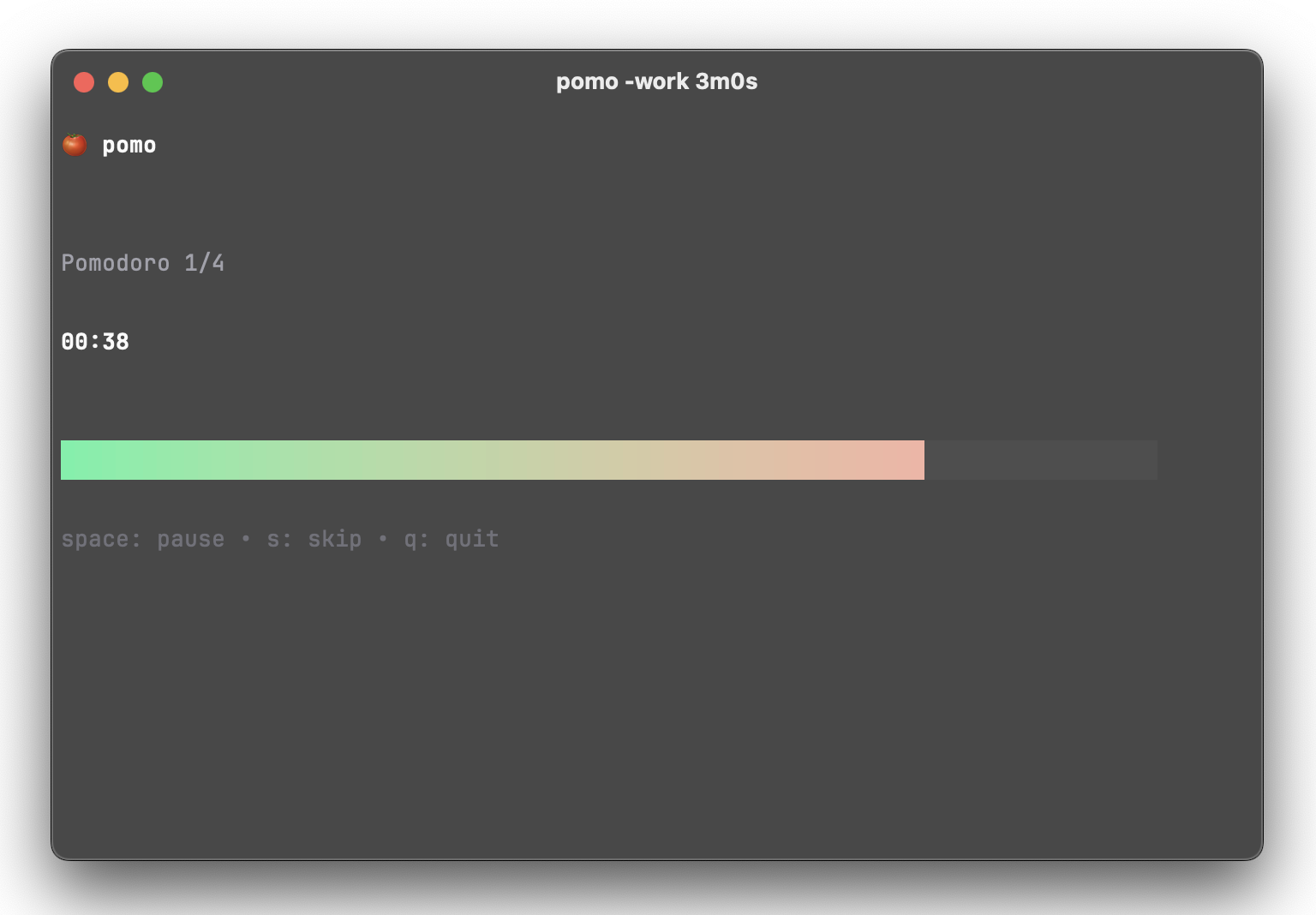 Pomo screenshot